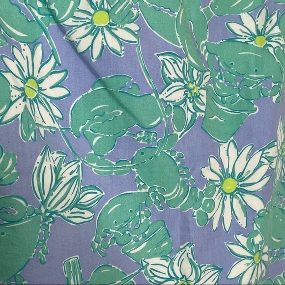 Lilly Pulitzer crab mini skirt, white label, 0 - Picture 2 of 6